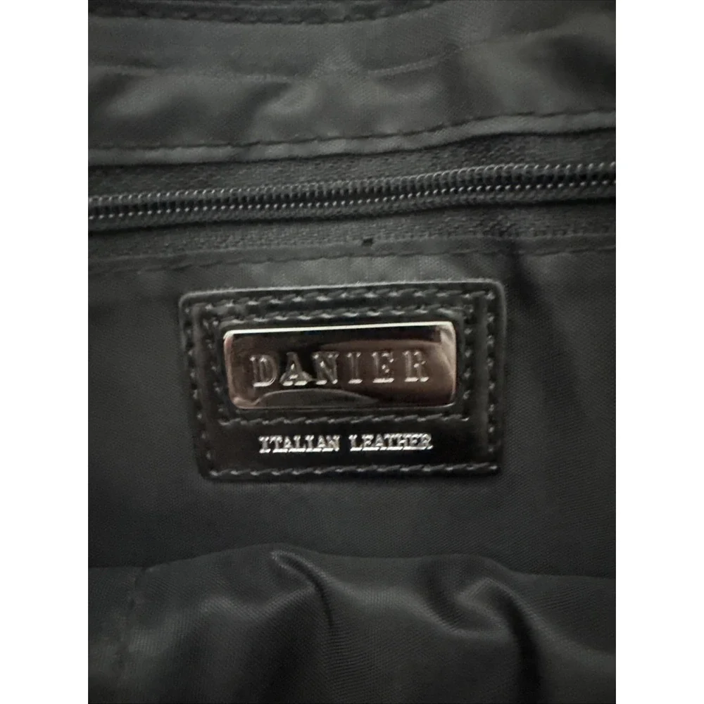 Danier Black Italian Leather Crossbody Bag
